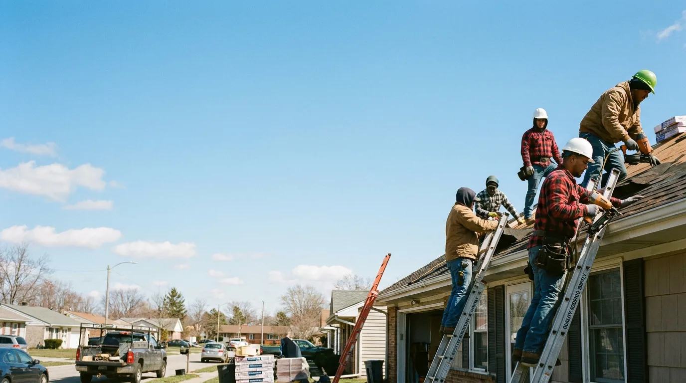 Roofing in Derma, MS near me